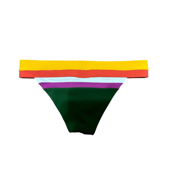 Robin Piccone navy multi bikini bottom size Medium NEW - Picture 6 of 6